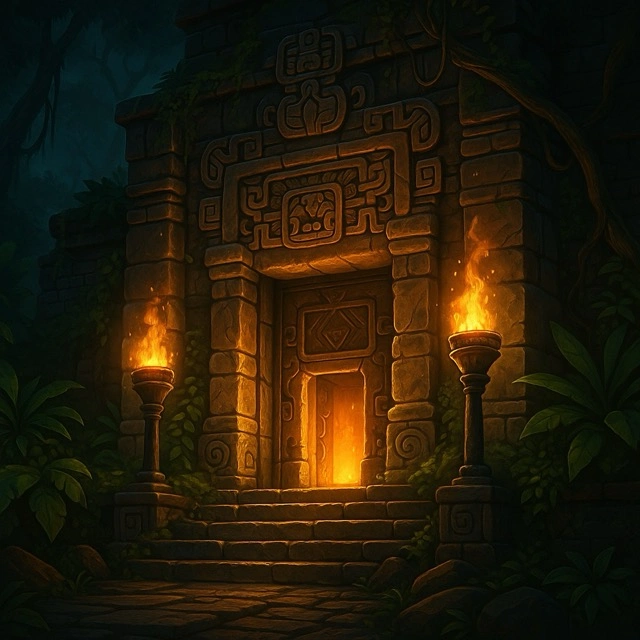 Temple of Rovimoro Illustration